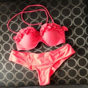 Victoria’s Secret coral bikini 34c